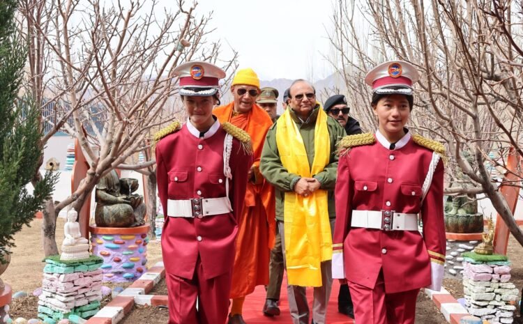  𝗛𝗼𝗻’𝗯𝗹𝗲 𝗟𝘁. 𝗚𝗼𝘃𝗲𝗿𝗻𝗼𝗿 𝗼𝗳 𝗨𝗧 𝗟𝗮𝗱𝗮𝗸𝗵 𝗩𝗶𝘀𝗶𝘁𝘀 Jivetsal and  𝗠IMC to review the preparation