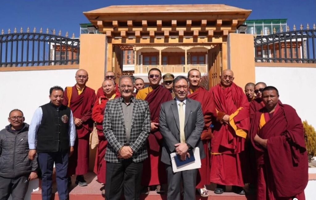 LG Ladakh Reviews Arrangements for Holy Exposition of Sacred Buddha Relics in UT Ladakh with All Rinpoches