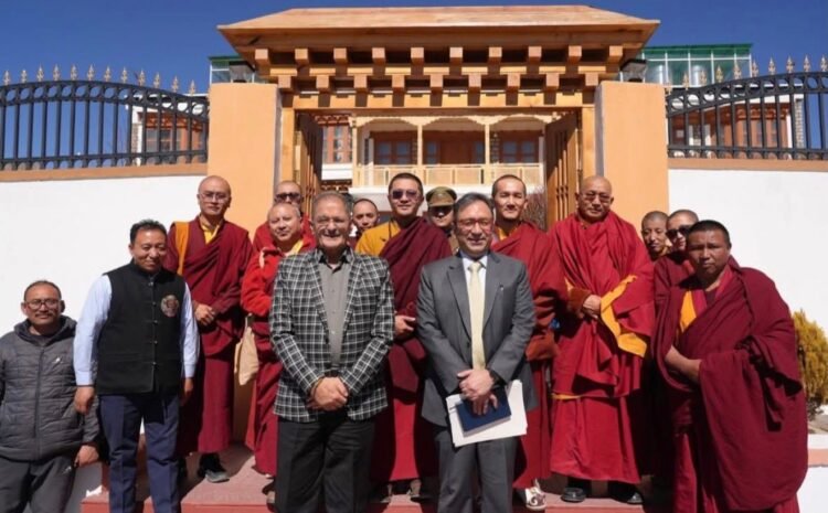  LG Ladakh Reviews Arrangements for Holy Exposition of Sacred Buddha Relics in UT Ladakh with All Rinpoches