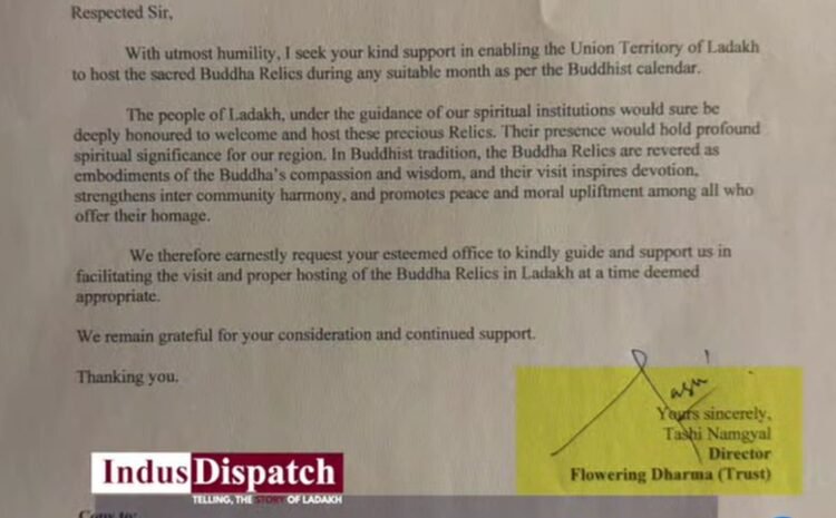  Ladakh Seeks Permission To Host Sacred Buddha Relics