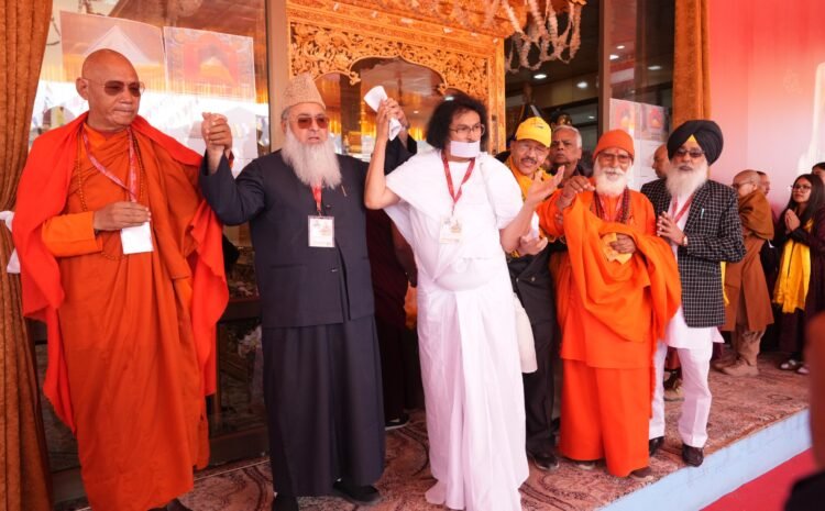 Interfaith Leaders Unite at Sacred Relic Exposition in Leh, Call for Global Peace and Harmony