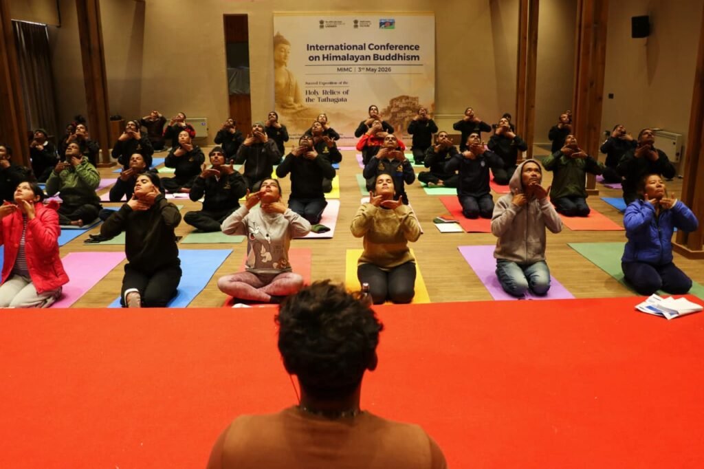 Day 11 of Yoga Session conducted at MIMC by Yoga Expert Rohit Rawat