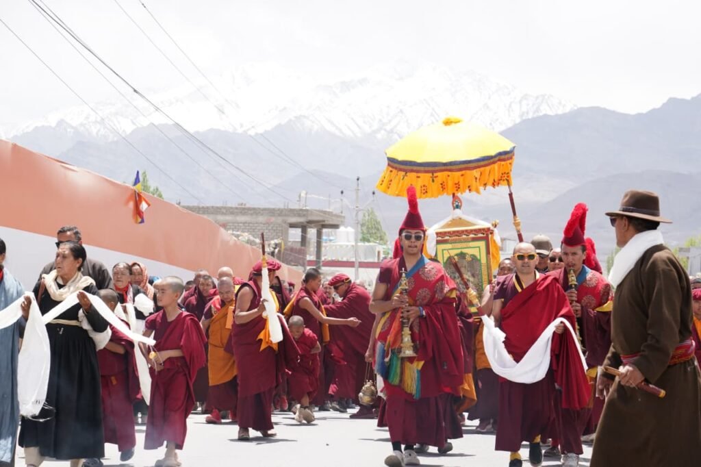 Peace Walk and Bum-sKhor Procession Draws Large Gathering in Choglamsar