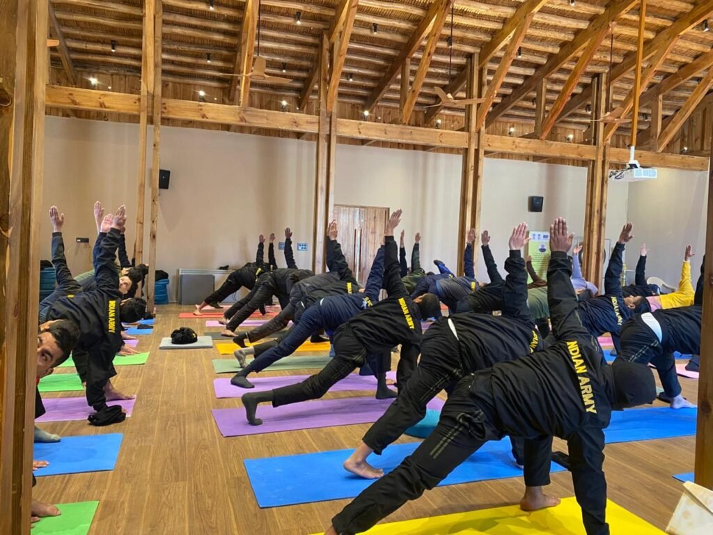 Day 12 of Yoga Session Conducted at MIMC by Yoga Expert Rohit Rawat