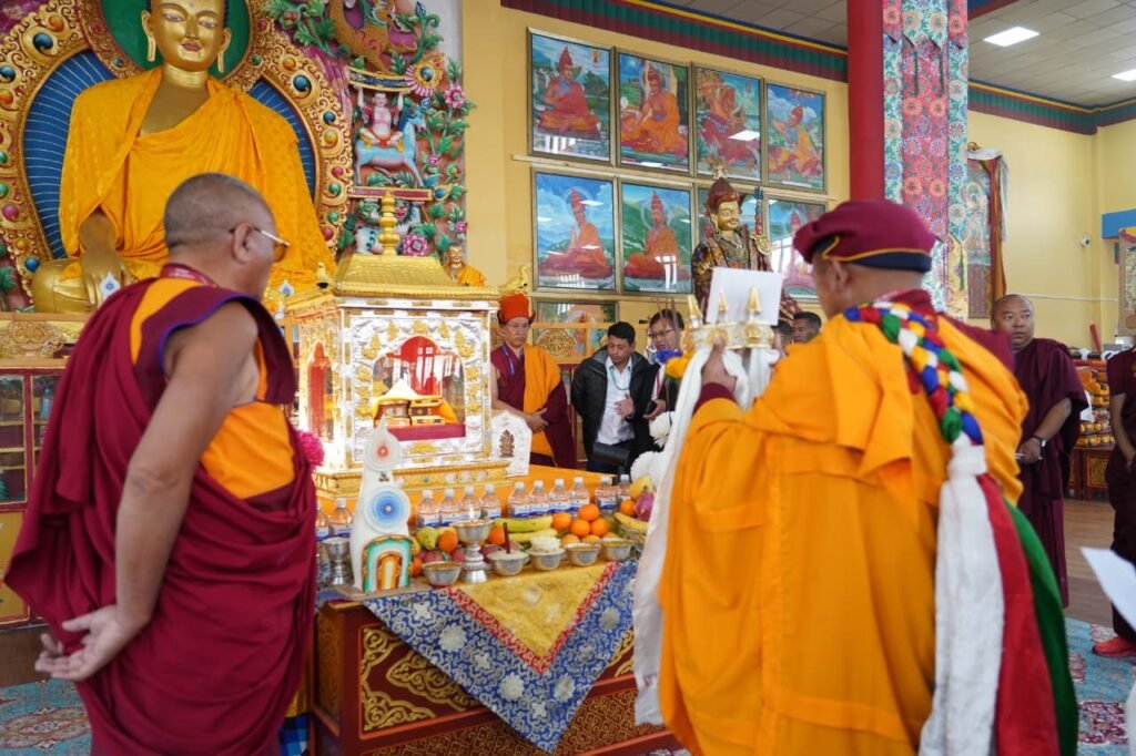 Sacred Holy Buddha Relics Return to Leh, Inspiring Massive Gathering of Monks, Nuns, and Devotees at Dharma centre