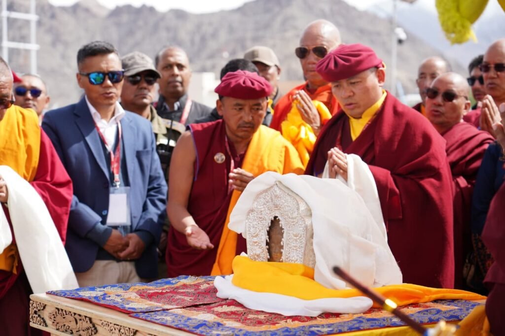 Holy Relics of Tathagata Buddha Return to Delhi After Historic 15-Day Exposition in Ladakh